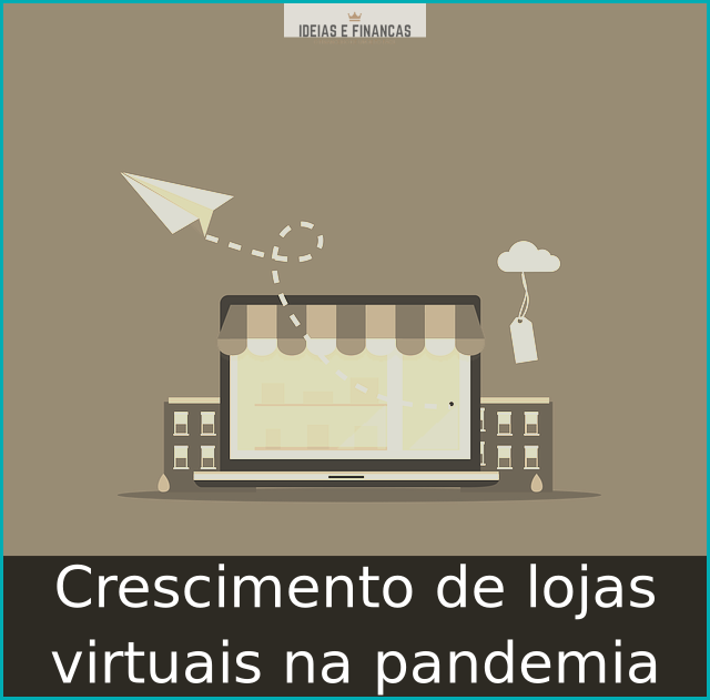 Crescimento de lojas virtuais na pandemia