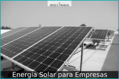 Energia Solar para Empresas
