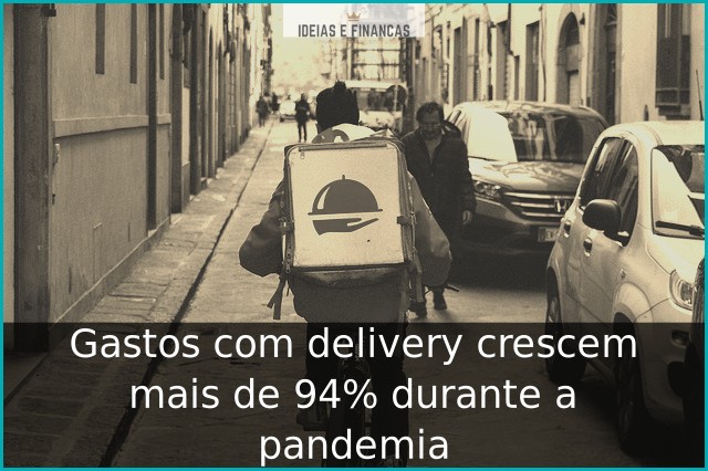Gastos com delivery crescem mais de 94% durante a pandemia