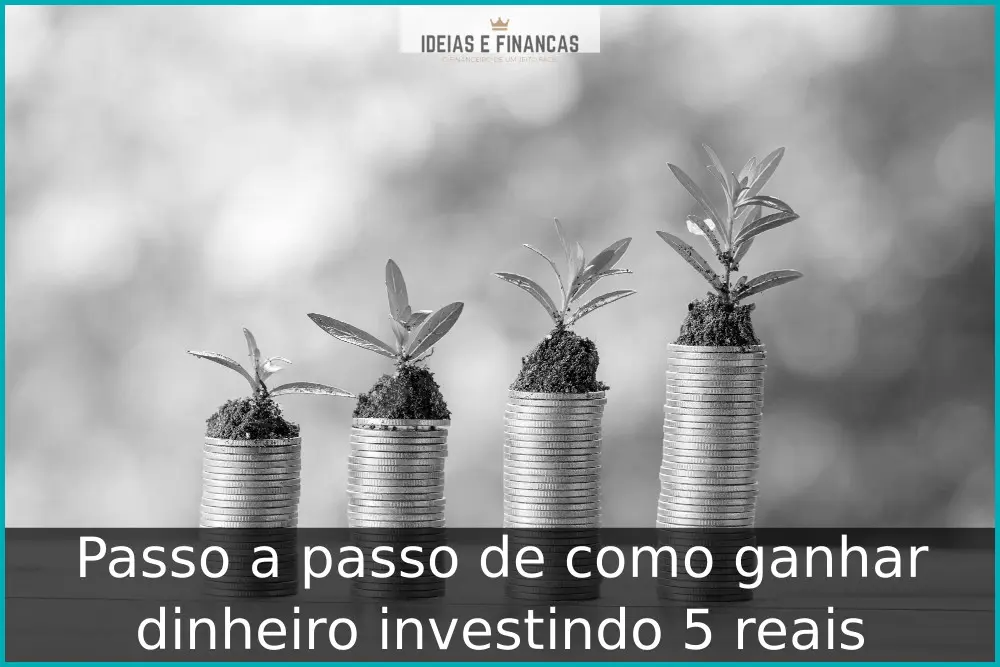 Passo a passo de como ganhar dinheiro investindo 5 reais Como ganhar dinheiro investindo 5 reais?