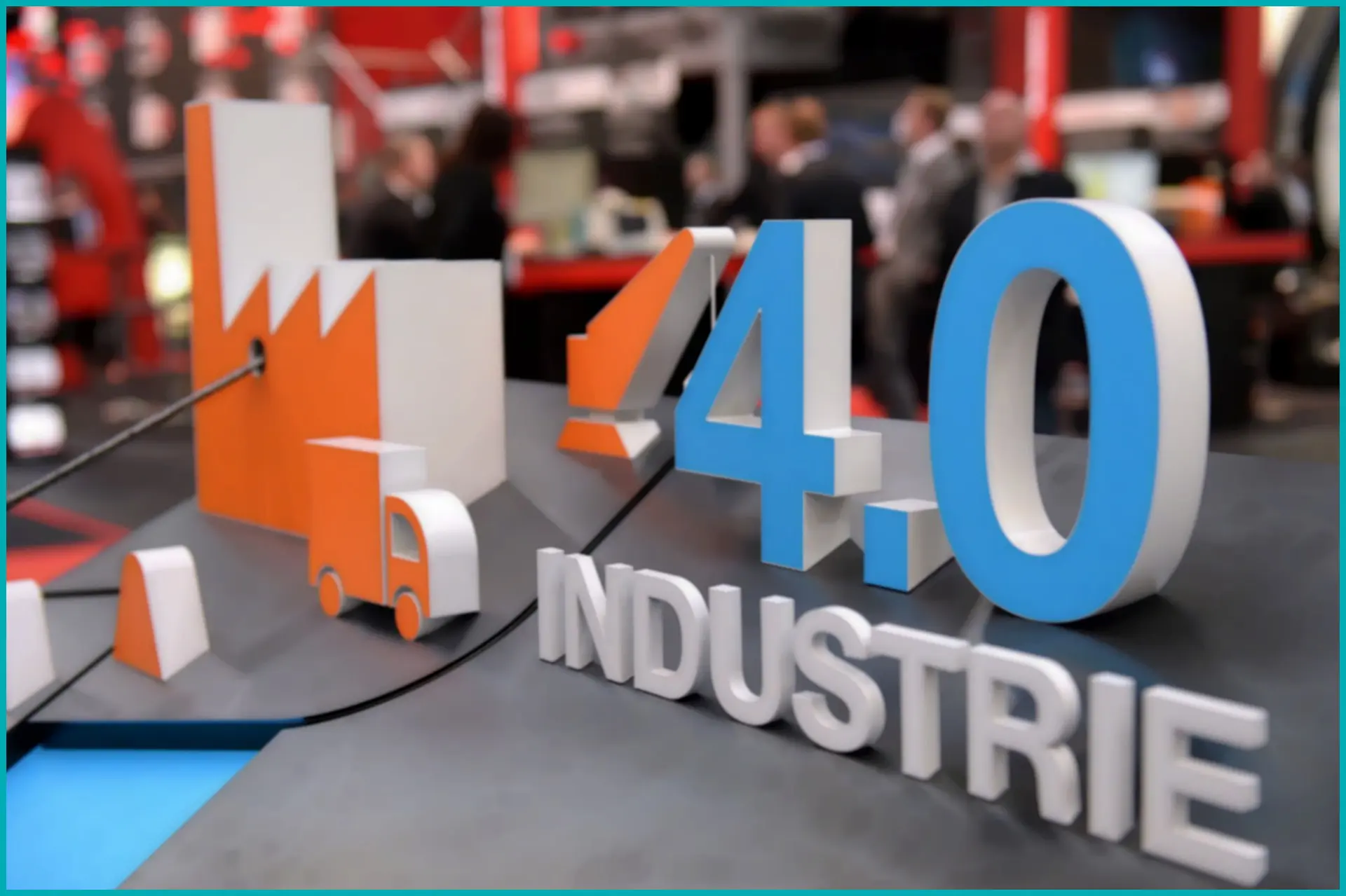 Consequências da Indústria 4.0 na geração de empregos Desenho representando a Industria 4.0
